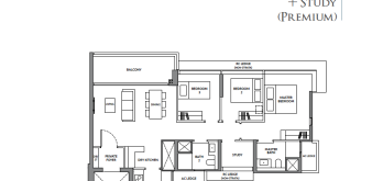 the-lake-garden-residences-yuan-ching-road-floor-plans-3-bedroom+study-type-CS3P-1238sqft