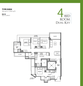 the-lake-garden-residences-yuan-ching-road-floor-plans-4-bedroom-dual-key-type-D3DK-1356sqft