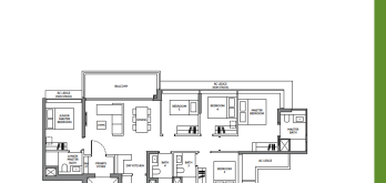 the-lake-garden-residences-yuan-ching-road-floor-plans-5-bedroom-type-E1-1550sqft