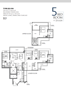 the-lake-garden-residences-yuan-ching-road-floor-plans-penthouse-5-bedroom+study-type-ES1-PH-2260sqft