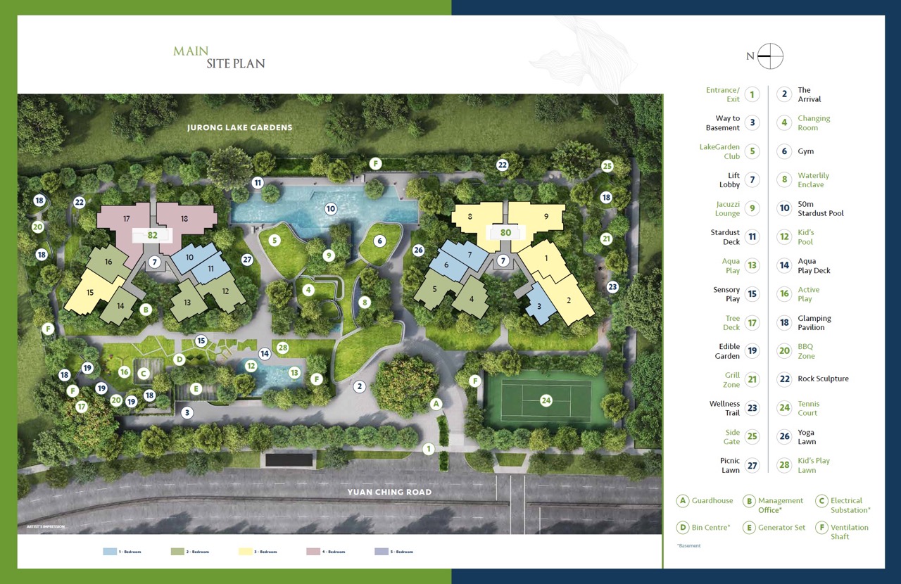 the-lake-garden-residences-yuan-ching-road-site-plan-singapore